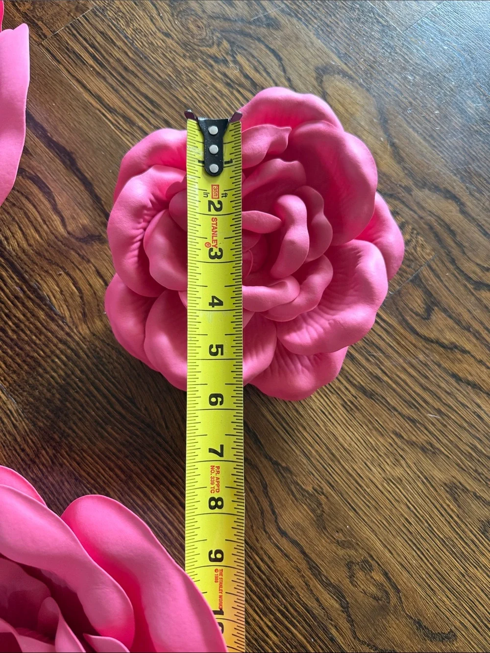 Stanley Pink Faux Floral Wall Flower Trio